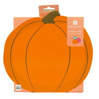 Pumpkin Paper Plates - 8 Pack