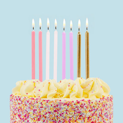 Rose Birthday Candles