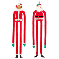 Mr & Mrs Santa Claus Hanging Christmas Decorations