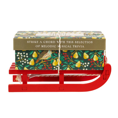 Music Trivia Christmas Mini Sleigh - 6.5cm