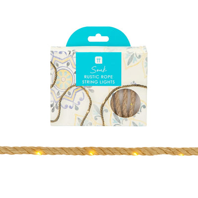 Rustic Rope String Lights - 3m
