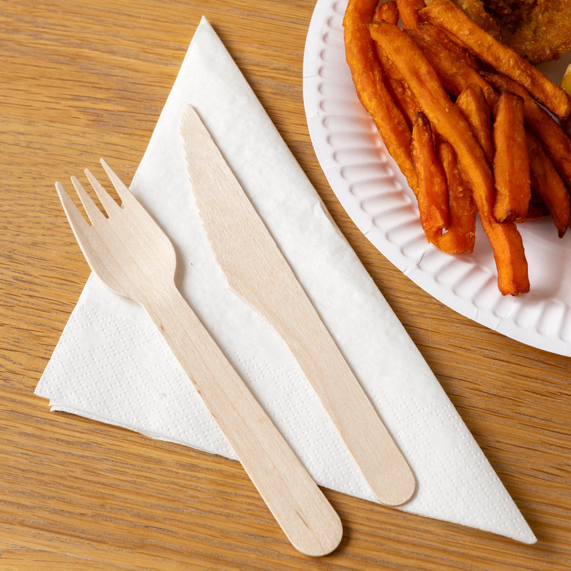 Plain White Compostable Paper Napkins - 100 Pack – Talking Tables UK Public