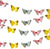 Colourful Butterfly Bunting - 2.5m