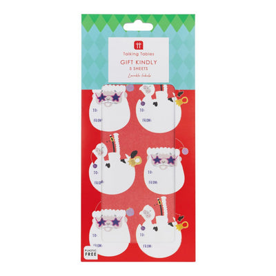 Santa Gift Labels - 50 Pack