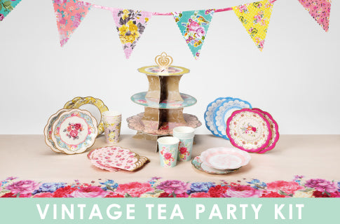 Vintage Tea Party Tableware and Decoration - Talking Tables