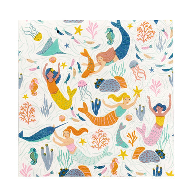 Mermaid & Sea Creatures Paper Napkins - 20 Pack