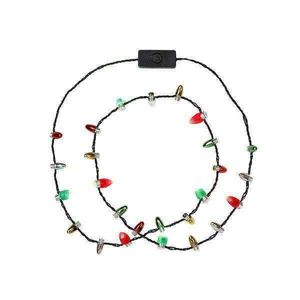 Christmas Lights Necklace | Light Up Christmas Necklace