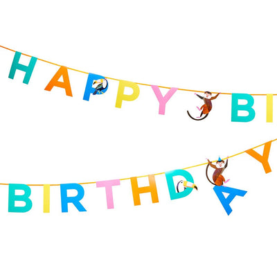 Party Animals Birthday Garland - 3.5m