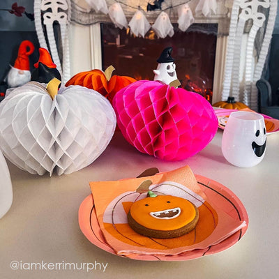 Honeycomb Pumpkin Decorations