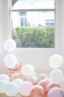 Rose Gold Happy Birthday Balloons - Talking Tables UK Public