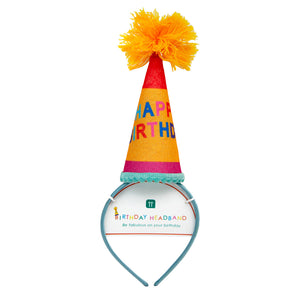 Colourful Birthday Party Hat Headband