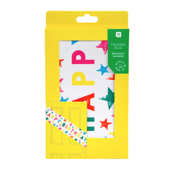 Bright Star Happy Birthday Banners - 2 Pack