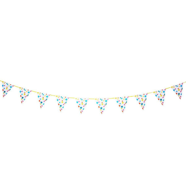 Birthday Brights Rainbow Star Bunting - Talking Tables UK Public