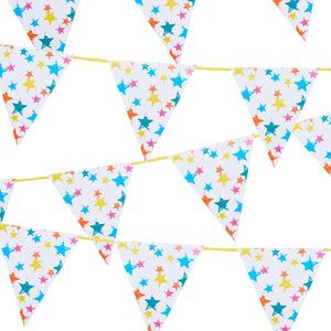 Birthday Brights Rainbow Star Bunting - Talking Tables UK Public