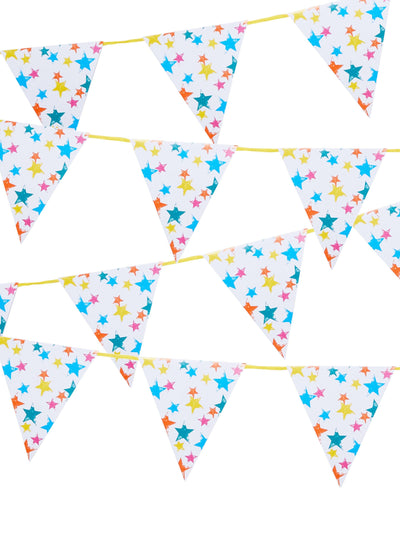 Birthday Brights Rainbow Star Bunting - Talking Tables UK Public