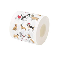Christmas Dog Printed Toilet Roll