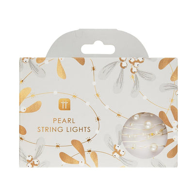 Gold Mistletoe Bead String Lights - 3m