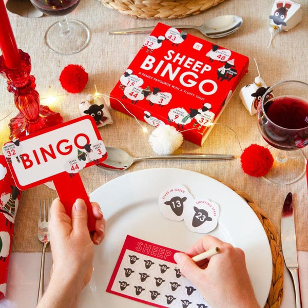 Christmas Sheep Bingo Game