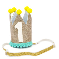 1st Birthday Gold Crown
