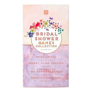 blossom bride bridal shower games collection - Talking Tables