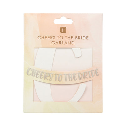 'Cheers to the Bride' Garland - 3m