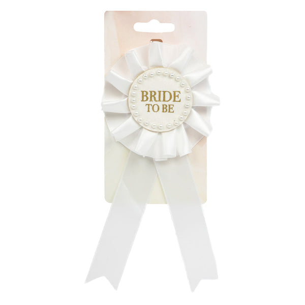 Bride to Be' Pearl Rosette