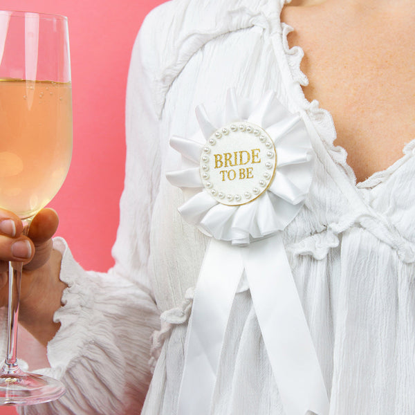 Bride to Be' Pearl Rosette