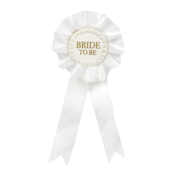 Bride to Be' Pearl Rosette