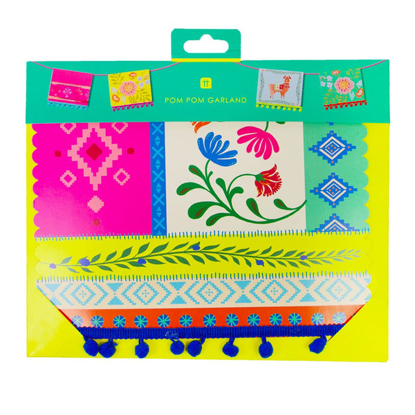 Colourful Mexican Paper Garland - 4m