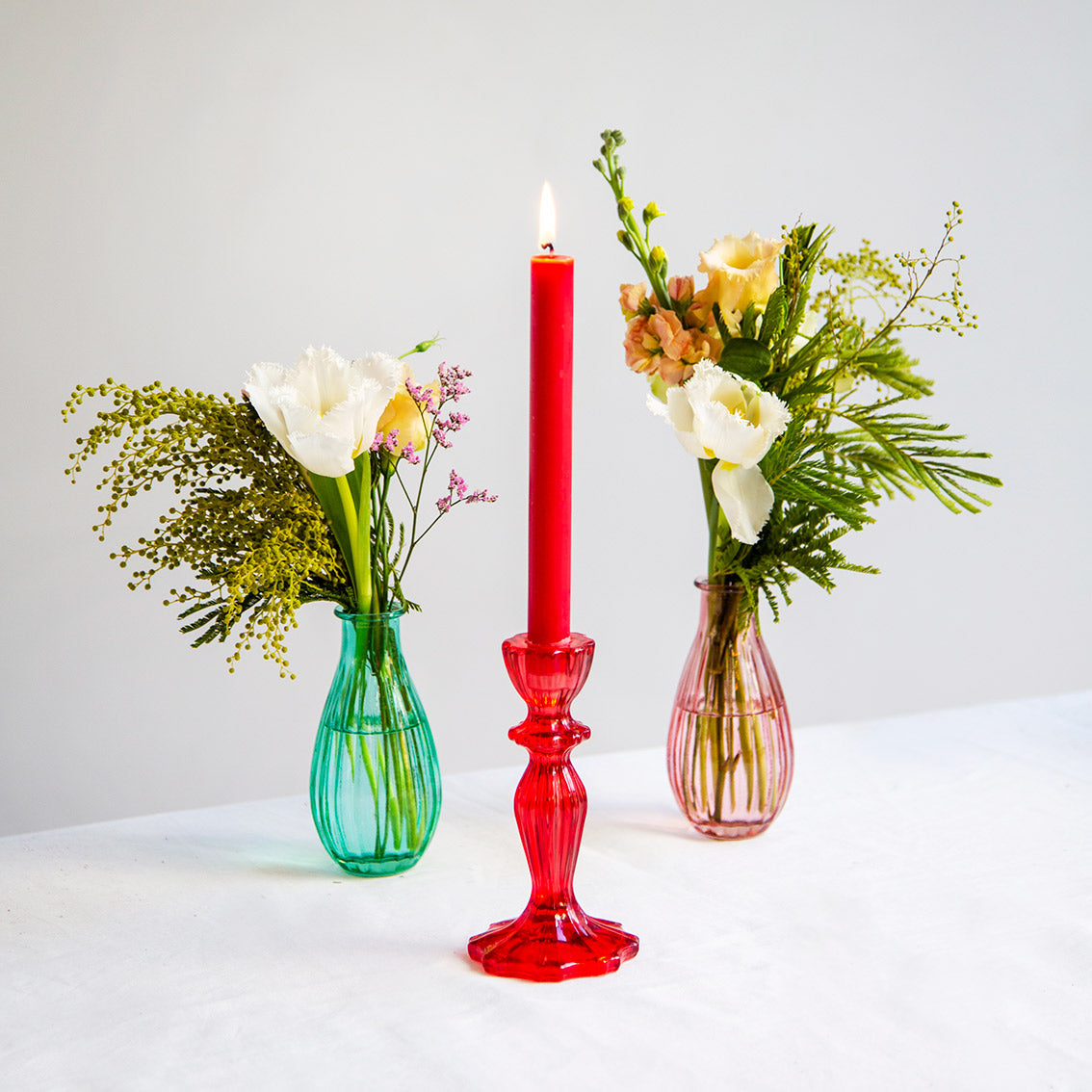 Talking Tables Burgundy Glass Candlestick Holder Ribbed 3 Tier Taper Candle Stand For Home Décor,Accessories,Table Decorations,Indoor or Outdoor Dinner Party,Birthday,Wedding FOREST HOLD TALL BUR Talking Tables Burgundy Glass Candlestick Holder Ribbed 3 Tier Taper Candle Stand For Home Décor,Accessories,Table Decorations,Indoor or Outdoor Dinner Party,Birthday,Wedding FOREST HOLD TALL BUR