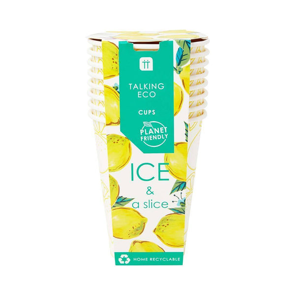 Boho Lemon Paper Cups - Talking Tables UK Public