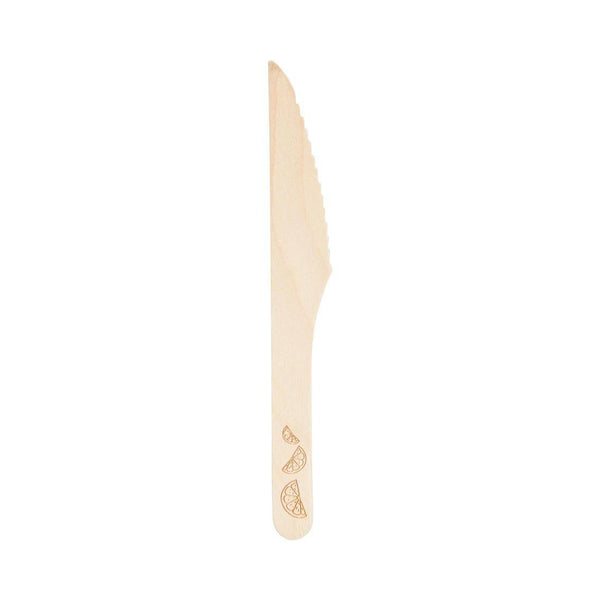 Boho Lemon Wooden Cutlery - Talking Tables UK Public