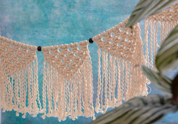 Boho Cream Macrame Garland - Talking Tables UK Public