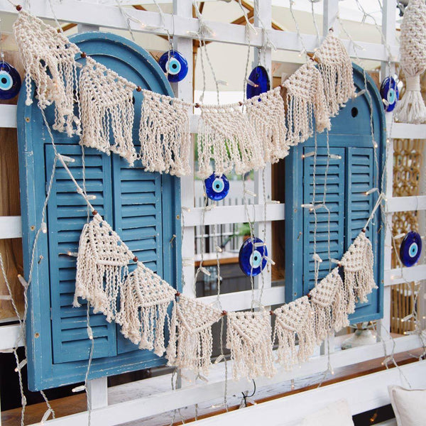 Boho Cream Macrame Garland - Talking Tables UK Public