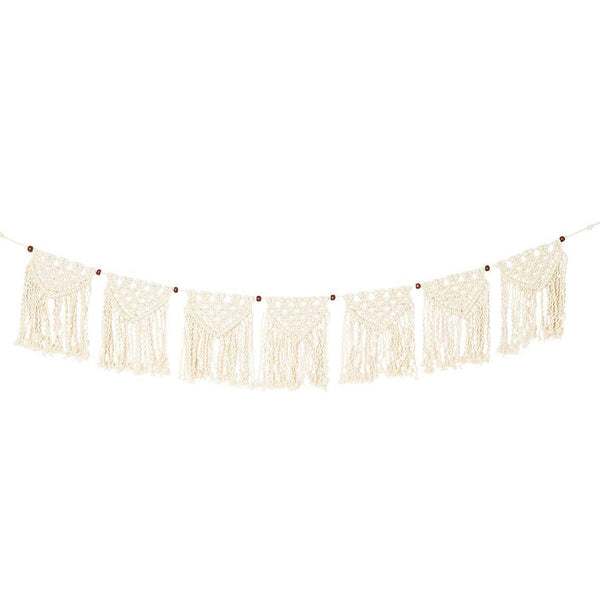 Boho Cream Macrame Garland - Talking Tables UK Public