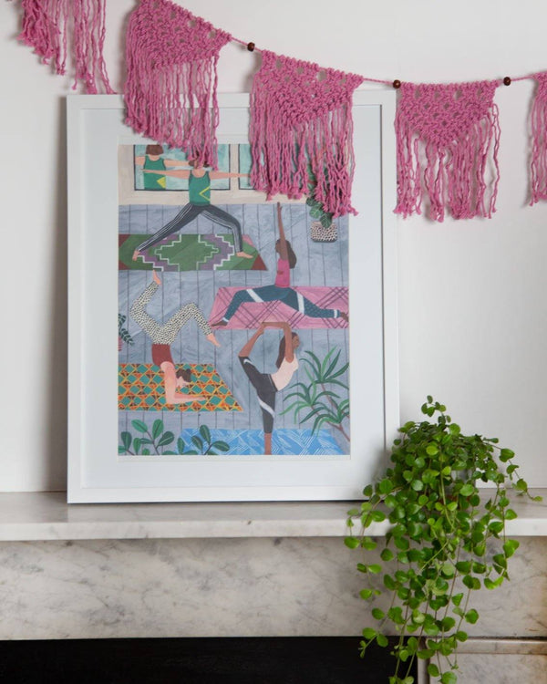 Boho Pink Macrame Garland - Talking Tables UK Public