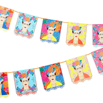 Boho Frida Kahlo Bunting - Talking Tables UK Public