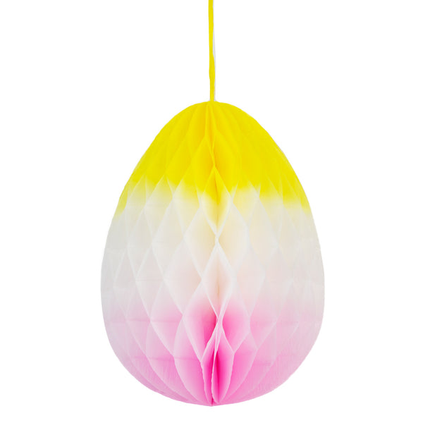 Large Pastel Ombre Honeycomb Egg - 40cm