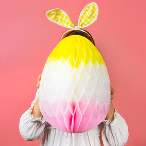 Large Pastel Ombre Honeycomb Egg - 40cm