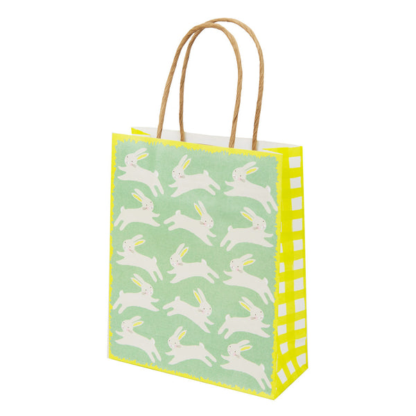 Green Bunny Treat Bag - 8 Pack