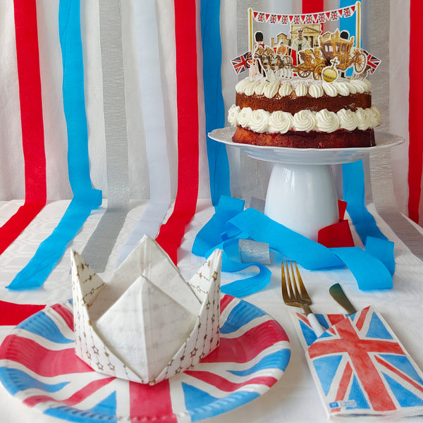 British Union Jack Paper Plate - 24 Pack