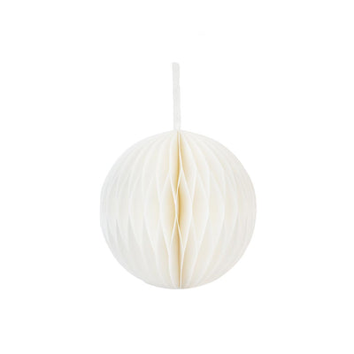 White Card Honeycomb Ball Decoration