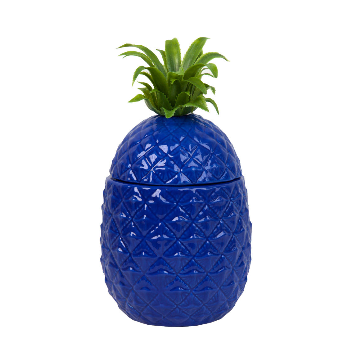 Blue Ceramic Pineapple Ice Bucket Talking Tables UK
