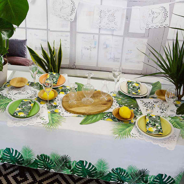 Tropical Fiesta Palm Leaf Table Cover