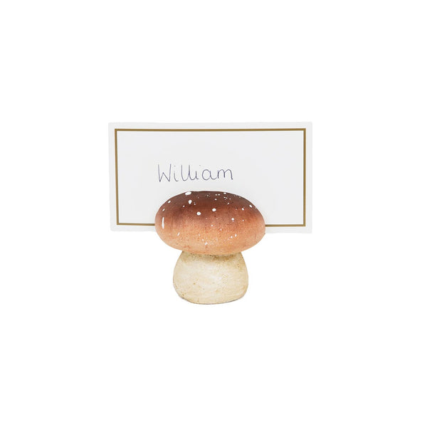 Woodland Mushroom Place Card Holders -  4 Pack