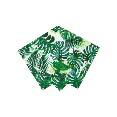 Tropical Fiesta Palm Leaf Cocktail Napkins