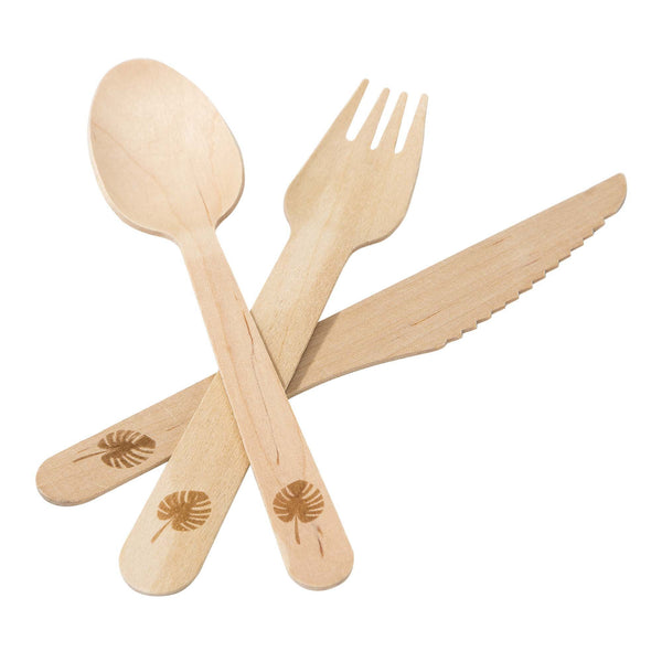 Fiesta Wooden Cutlery - 6 Sets