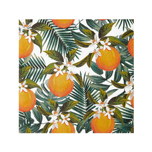Tropical Palm Orange Napkins