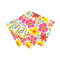 Floral Recyclable Paper Napkins - 20 Pack