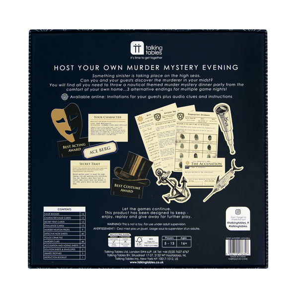 Host Your Own Murder Mystery On The High Seas Game